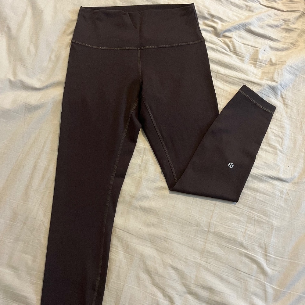Lululemon Wunder Train High-Rise Tight 25" espresso